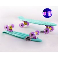 Пенни борд Fish Skateboards Mint (светящиеся колеса) Пенни борд Fish Skateboards Mint (светящиеся колеса)