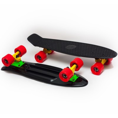 Пенни борд Fish Skateboards Black-Red