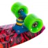 Пенни борд Fish Skateboards Yellow-Zebra