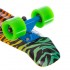 Пенни борд Fish Skateboards Yellow-Zebra
