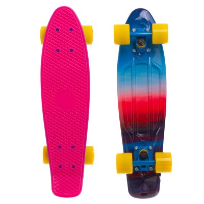 Пенни борд Fish Skateboards Sunset-Pink