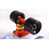 Пенни борд Fish Skateboards White-Black