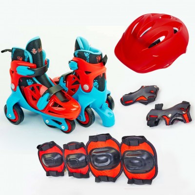 Комплект трехколесных роликов Zelart First Rollers Red Комплект трехколесных роликов Zelart First Rollers Red